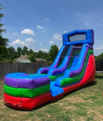 IMG 1110 1742695325 15' Modular Retro Rainbow Inflatable Water Slide